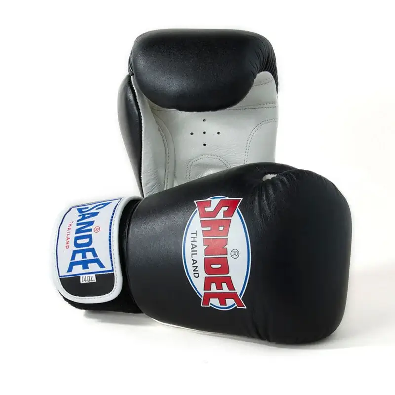 Sandee ABG1 Authentic 2 Tone Boxing Gloves-Black/White 1 Sandee ABG1 Authentic 2 Tone Boxing Gloves-Black/White