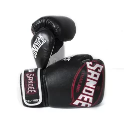 Sandee Cool-Tec Black Red Muay Thai Gloves