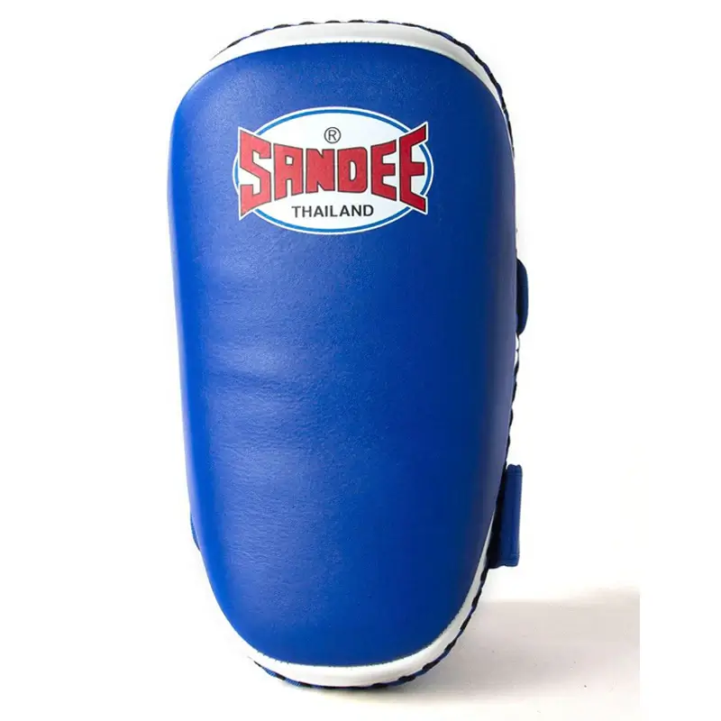 Sandee CTP1 Curved Thai Kick Pads- Blue White 2 Sandee CTP1 Curved Thai Kick Pads- Blue White - Image 2