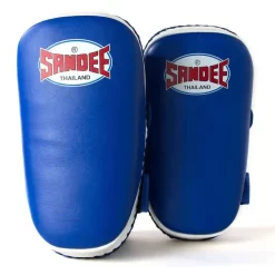 Sandee CTP1 Curved Thai Kick Pads- Blue White 8 Sandee CTP1 Curved Thai Kick Pads- Blue White -Fight Gear Shop CTP1 BLUWHI 4