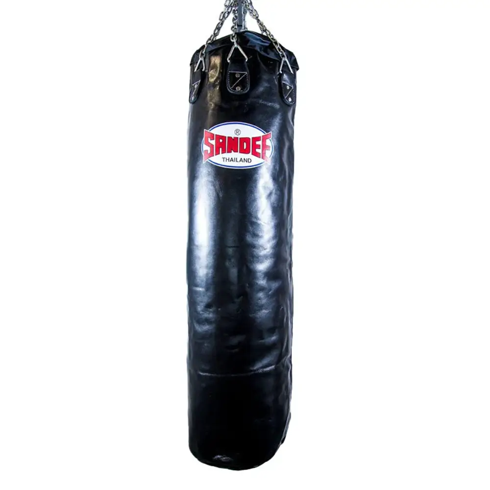 Sandee Full Leather Punch Bag- Black 1 Sandee Full Leather Punch Bag- Black