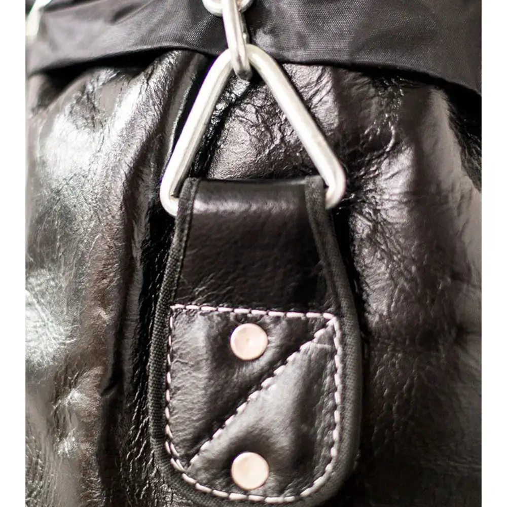 Sandee Full Leather Punch Bag- Black 2 Sandee Full Leather Punch Bag- Black - Image 2