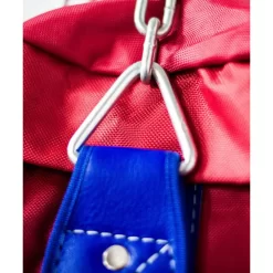 Sandee Half Leather Punch Bag- Blue/Red -Fight Gear Shop HLPB1 BLURED 2