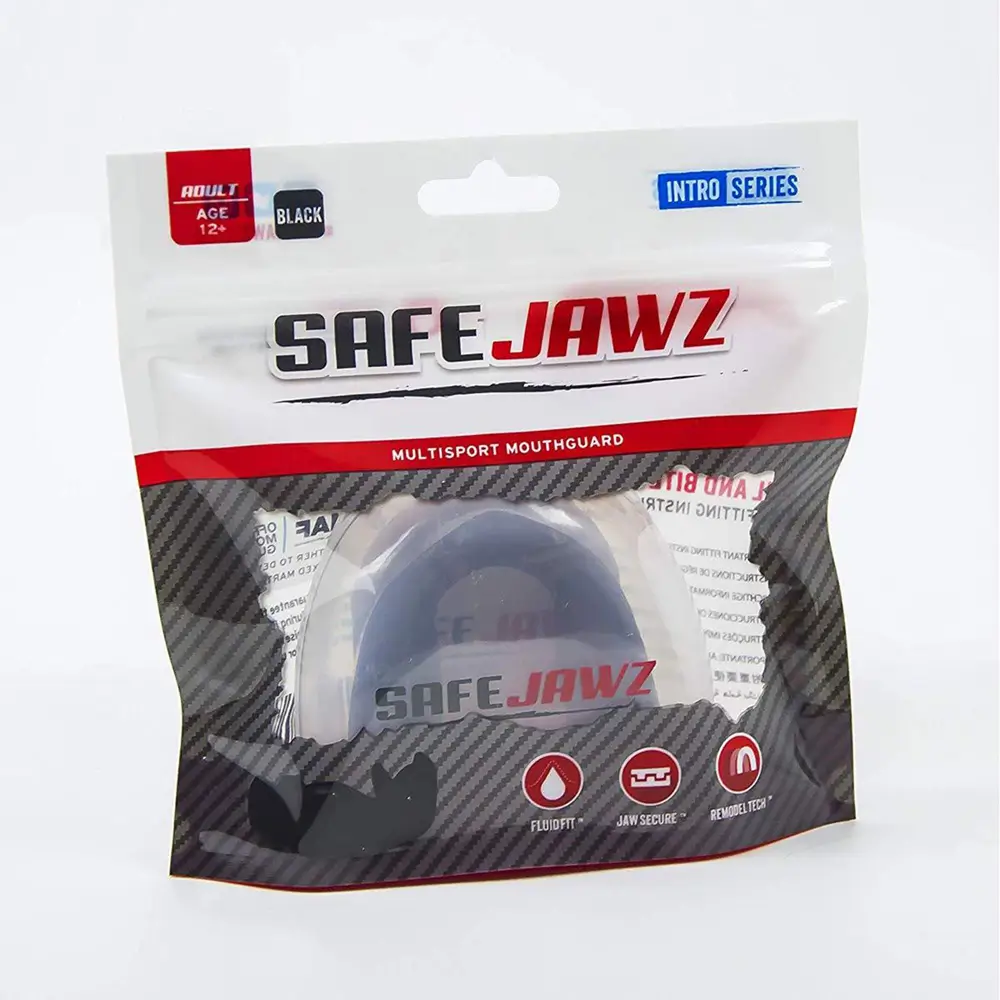 SafeJawz Intro Series Black Mouthguard 5 SafeJawz Intro Series Black Mouthguard - Image 5