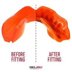 SafeJawz Intro Series Fluro Orange Mouthguard -Fight Gear Shop Intro Fluro Orange 3