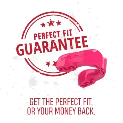 SafeJawz Intro Series Pink Mouthguard -Fight Gear Shop Intro Pink 6