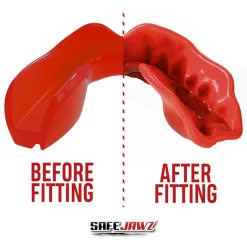SafeJawz Intro Series Red Mouthguard -Fight Gear Shop Intro Red 3