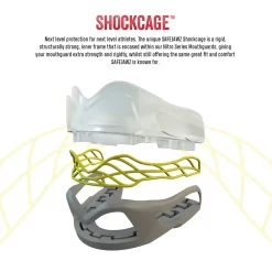 SafeJawz Nitro Series Grey Yellow 12 SafeJawz Nitro Series Grey Yellow -Fight Gear Shop Nitro Grey Yellow 4