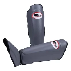 Twins SGL10 Grey Double Padded Shin Guards