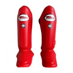 Twins SGL10 Red Double Padded Shin Guards