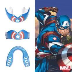 SafeJawz Marvel Captain America Mouthguard -Fight Gear Shop SJ CA 4