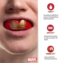 SafeJawz Marvel Iron Man Mouthguard -Fight Gear Shop SJ Marvel Ironman 5