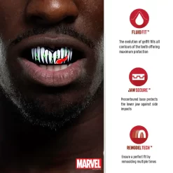 SafeJawz Marvel Venom Mouthguard -Fight Gear Shop SJ Venom 5