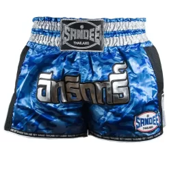 Sandee Muay Thai Shorts Supernatural Power – Blue