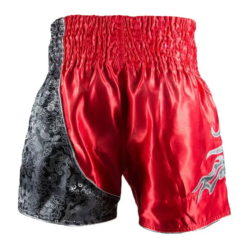 Sandee Muay Thai Shorts Unbreakable – Red 3 Sandee Muay Thai Shorts Unbreakable – Red - Image 3