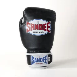 Sandee Authentic Black Muay Thai Gloves -Fight Gear Shop abg2 bkwh 3