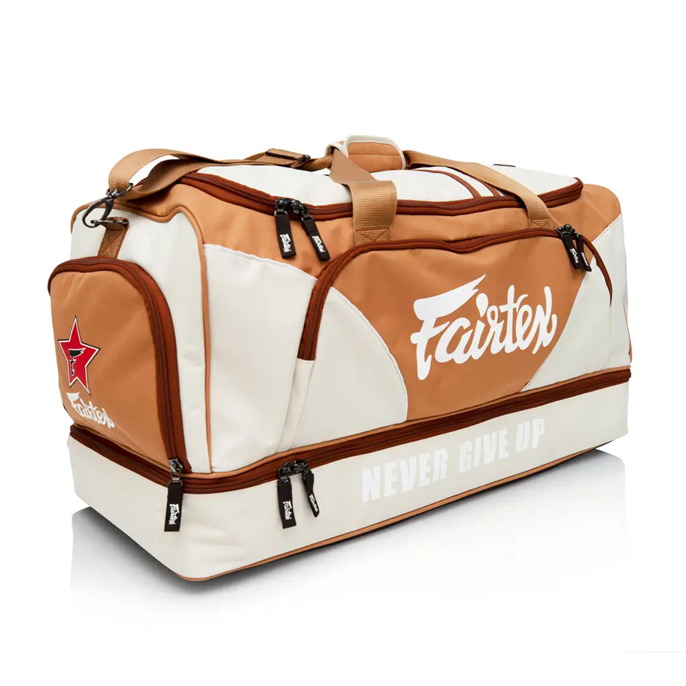 Fairtex BAG2 Vintage Khaki Heavy Duty Gym Bag 1 Fairtex BAG2 Vintage Khaki Heavy Duty Gym Bag