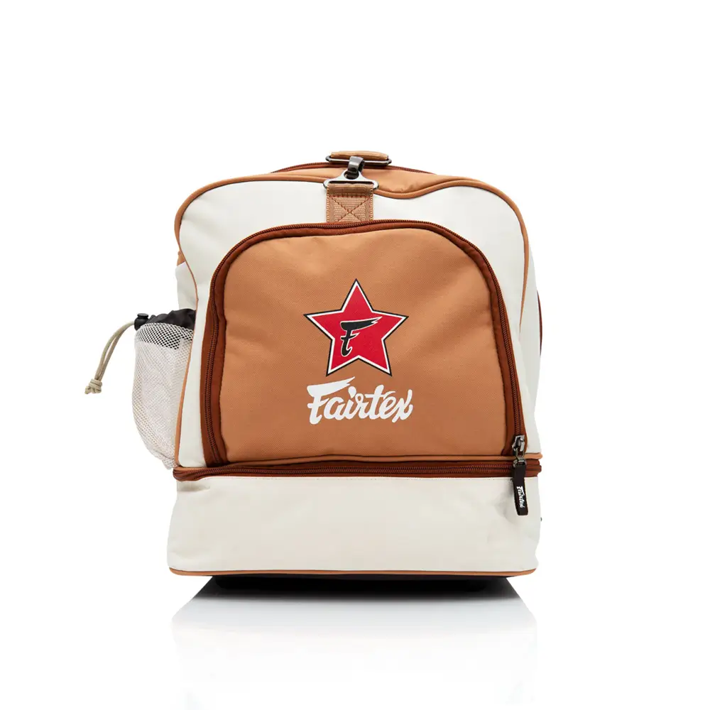 Fairtex BAG2 Vintage Khaki Heavy Duty Gym Bag 5 Fairtex BAG2 Vintage Khaki Heavy Duty Gym Bag - Image 5