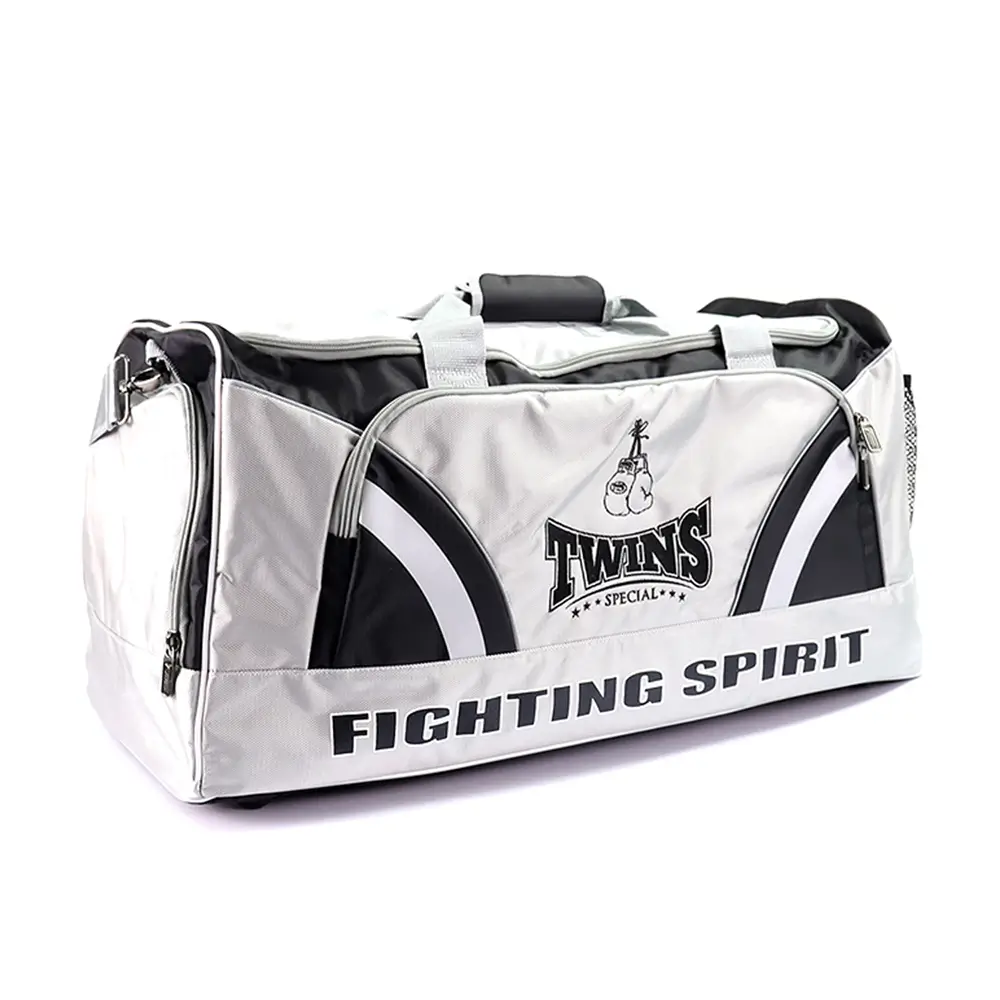 Twins Heavy Duty Gym Bag BAG2 -Grey 1 Twins Heavy Duty Gym Bag BAG2 -Grey
