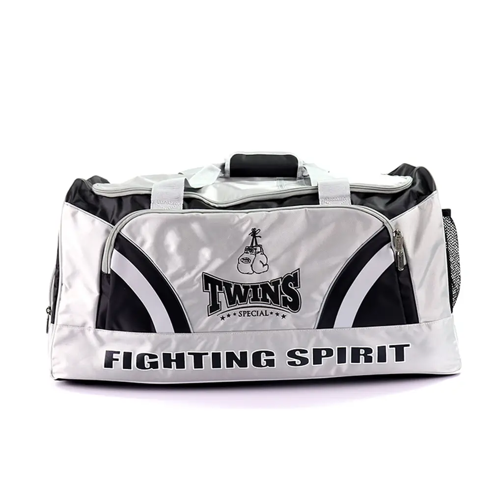 Twins Heavy Duty Gym Bag BAG2 -Grey 2 Twins Heavy Duty Gym Bag BAG2 -Grey - Image 2