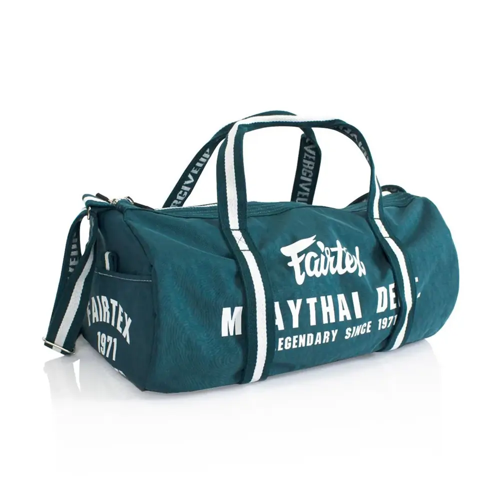 Fairtex BAG9 Retro Style Gym Bag-Green 1 Fairtex BAG9 Retro Style Gym Bag-Green