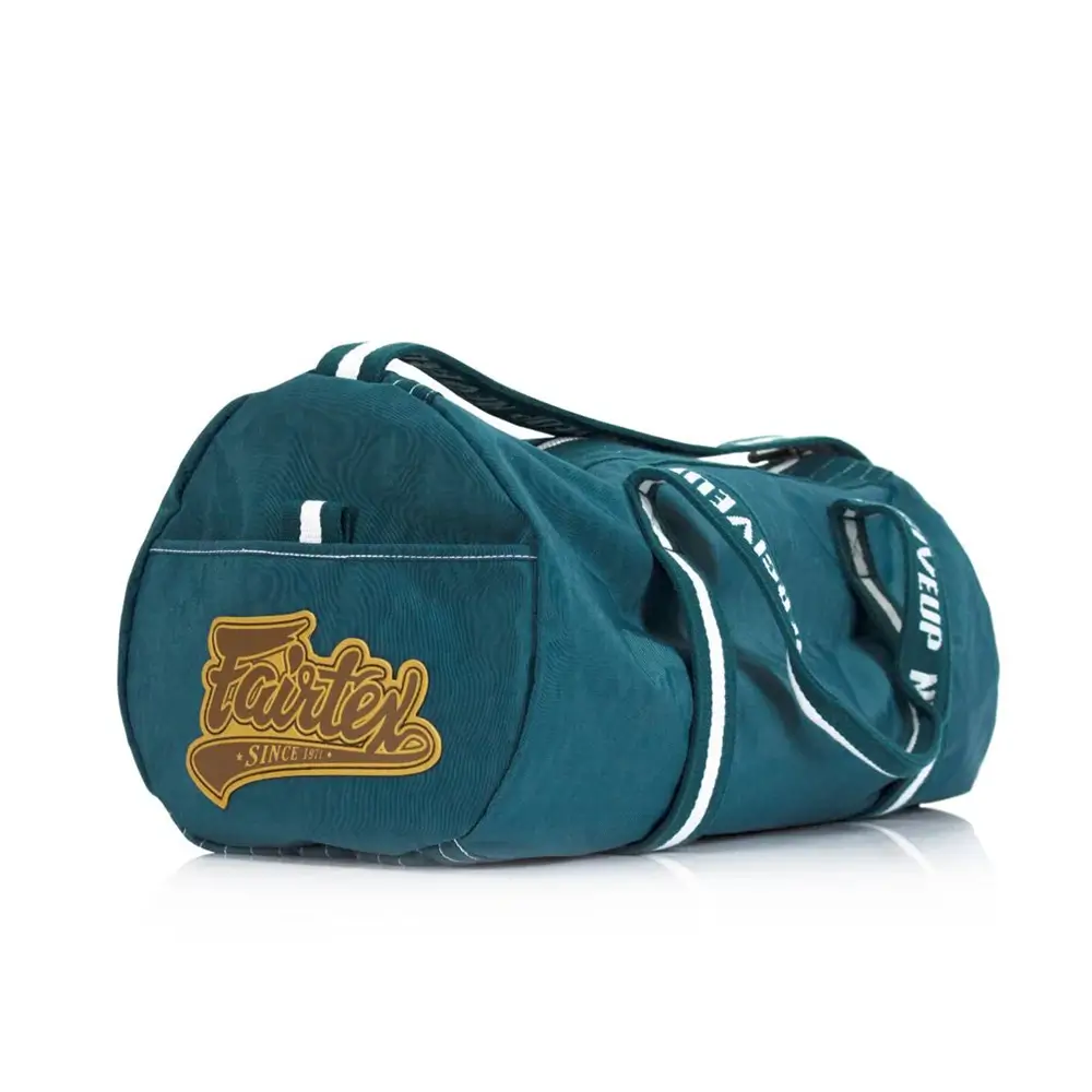 Fairtex BAG9 Retro Style Gym Bag-Green 2 Fairtex BAG9 Retro Style Gym Bag-Green - Image 2