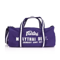 Fairtex BAG9 Retro Style Gym Bag-Purple -Fight Gear Shop bag9 purple 3