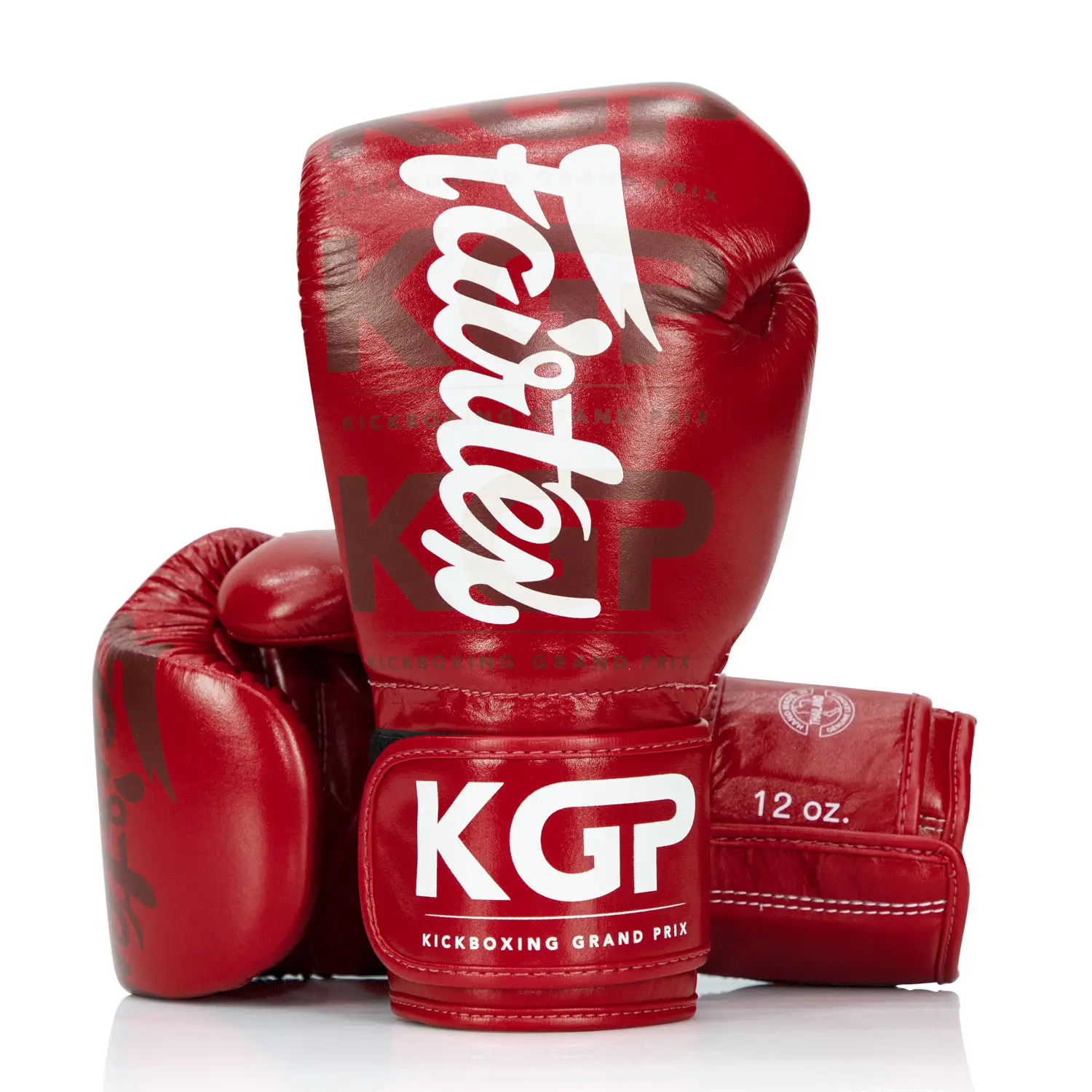 Fairtex X KGP Red Muay Thai Gloves 1 Fairtex X KGP Red Muay Thai Gloves