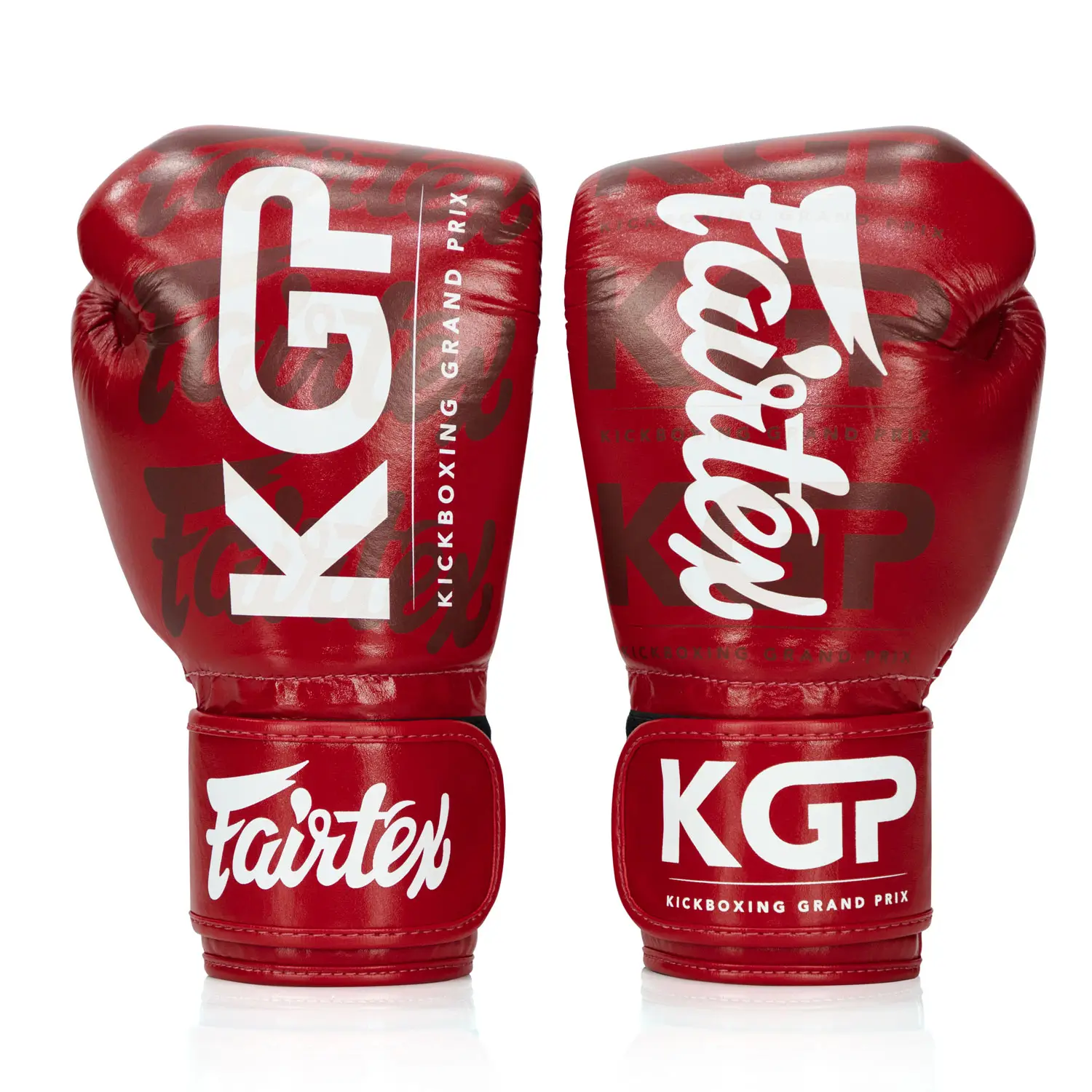 Fairtex X KGP Red Muay Thai Gloves 2 Fairtex X KGP Red Muay Thai Gloves - Image 2