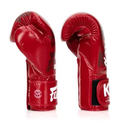 Fairtex X KGP Red Muay Thai Gloves 8 Fairtex X KGP Red Muay Thai Gloves -Fight Gear Shop bgv kgp rd 3