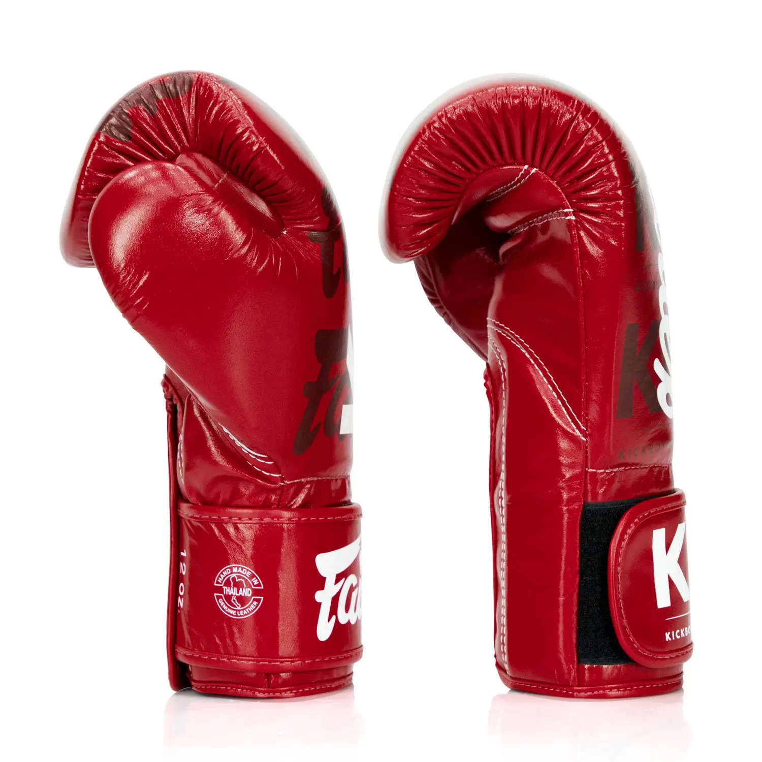 Fairtex X KGP Red Muay Thai Gloves 3 Fairtex X KGP Red Muay Thai Gloves - Image 3