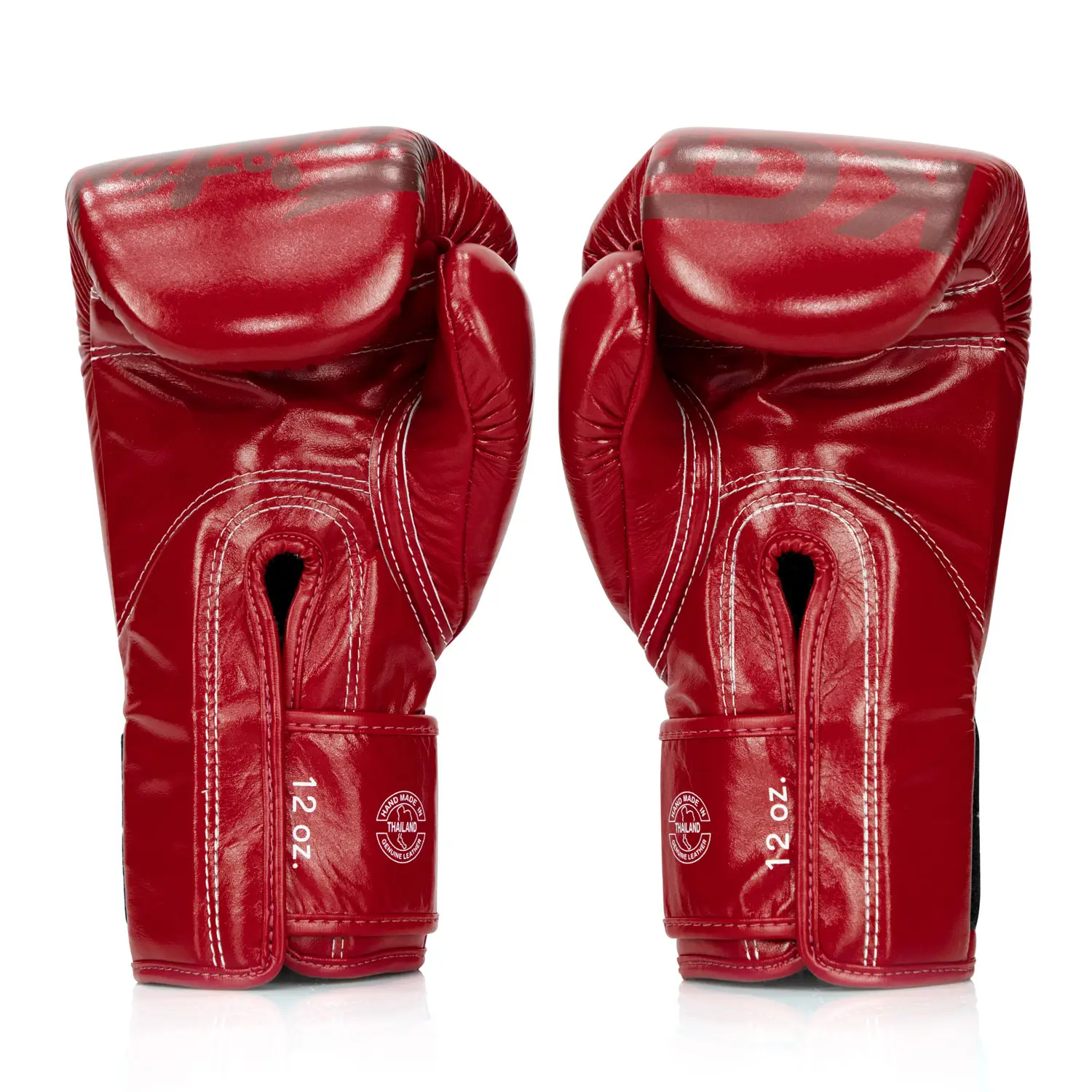 Fairtex X KGP Red Muay Thai Gloves 4 Fairtex X KGP Red Muay Thai Gloves - Image 4