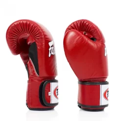Fairtex BGV1-B Red Breathable Muay Thai Gloves -Fight Gear Shop bgv1 b rd 4