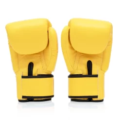 Fairtex BGV1 Yellow Muay Thai Gloves -Fight Gear Shop bgv1 yellow 4 1