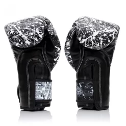 Fairtex BGV14 Painter Black White Muay Thai Gloves 7 Fairtex BGV14 Painter Black White Muay Thai Gloves -Fight Gear Shop bgv14pt black white 4