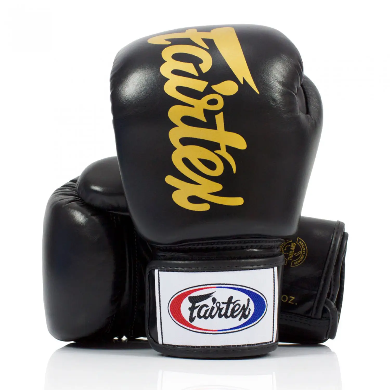 Fairtex BGV19 Black Deluxe Tight-Fit Muay Thai Gloves 1 Fairtex BGV19 Black Deluxe Tight-Fit Muay Thai Gloves