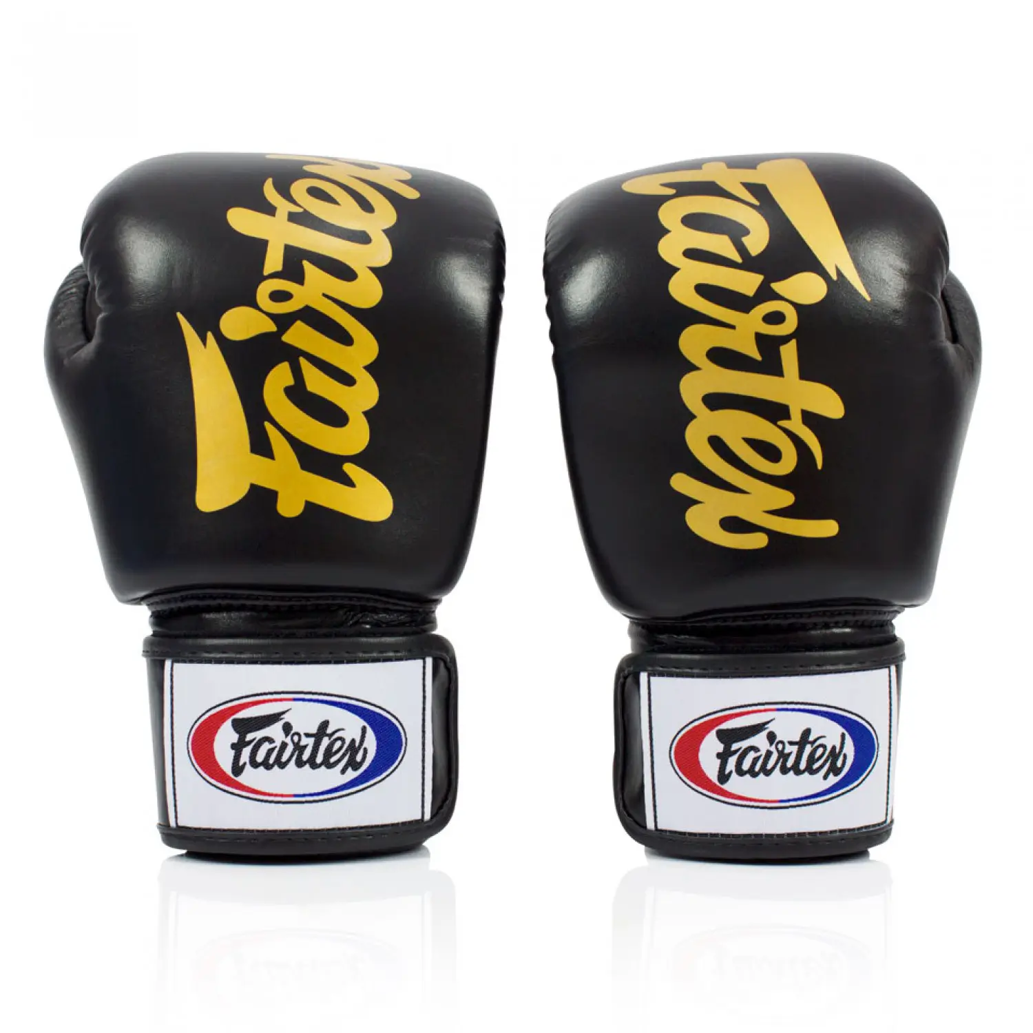 Fairtex BGV19 Black Deluxe Tight-Fit Muay Thai Gloves 2 Fairtex BGV19 Black Deluxe Tight-Fit Muay Thai Gloves - Image 2