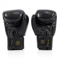 Fairtex BGV19 Black Deluxe Tight-Fit Muay Thai Gloves 6 Fairtex BGV19 Black Deluxe Tight-Fit Muay Thai Gloves -Fight Gear Shop bgv19 bk 3