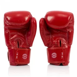 Fairtex BGV19 Red Deluxe Tight-Fit Muay Thai Gloves -Fight Gear Shop bgv19 red 4 0 1