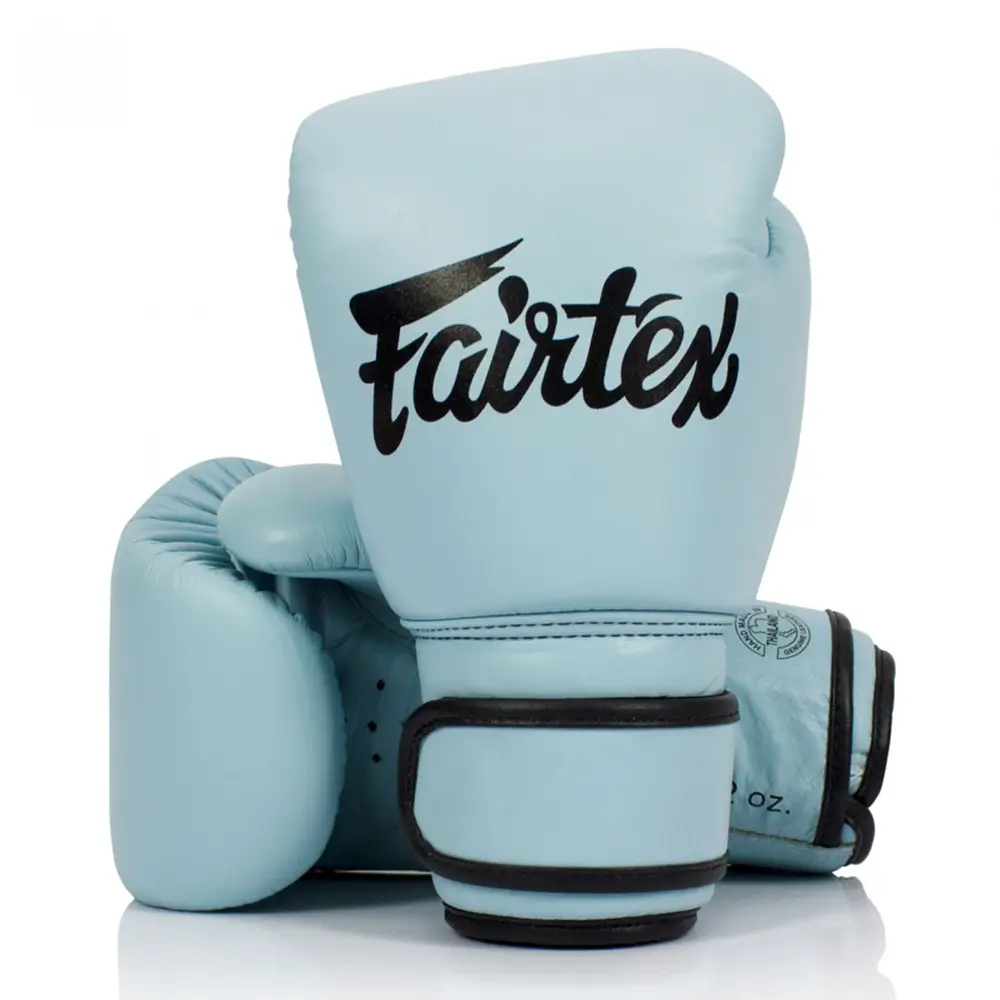 Fairtex BGV20 Pastel Blue Muay Thai Gloves 1 Fairtex BGV20 Pastel Blue Muay Thai Gloves