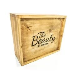 Fairtex BGV24 The Beauty Of Survival Muay Thai Gloves With Wooden Box -Fight Gear Shop bgv24box2