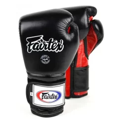 Fairtex BGV9 Black Red Mexican Style Muay Thai Gloves