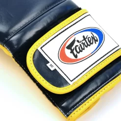 Fairtex BGV9 Blue Yellow Mexican Style Muay Thai Gloves 8 Fairtex BGV9 Blue Yellow Mexican Style Muay Thai Gloves -Fight Gear Shop bgv9 blue yellow 4