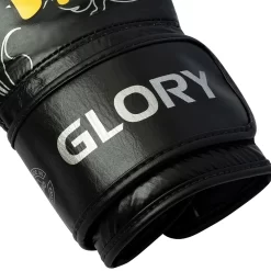 Fairtex X Glory BGVG3 Black Silver Kickboxing Gloves -Fight Gear Shop bgvg3 black silver 4