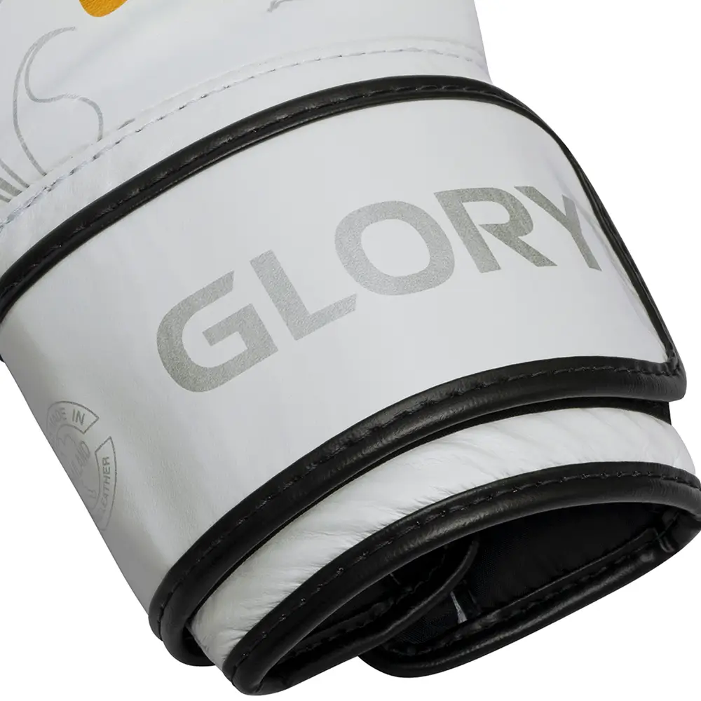 Fairtex X Glory BGVG3 White Kickboxing Gloves 4 Fairtex X Glory BGVG3 White Kickboxing Gloves - Image 4