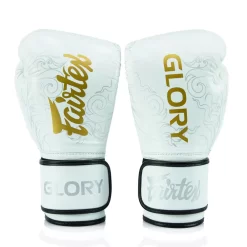 Fairtex X Glory BGVG3 White Kickboxing Gloves 13 Fairtex X Glory BGVG3 White Kickboxing Gloves -Fight Gear Shop bgvg3 white 2