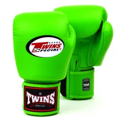 Twins BGVL3 Green Velcro Muay Thai Gloves
