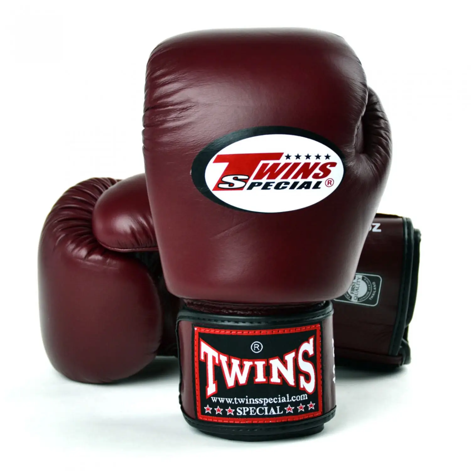Twins BGVL3 Maroon Velcro Muay Thai Gloves 1 Twins BGVL3 Maroon Velcro Muay Thai Gloves