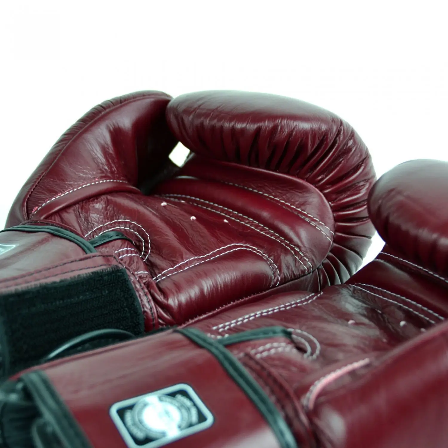 Twins BGVL3 Maroon Velcro Muay Thai Gloves 3 Twins BGVL3 Maroon Velcro Muay Thai Gloves - Image 3