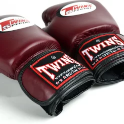 Twins BGVL3 Maroon Velcro Muay Thai Gloves 7 Twins BGVL3 Maroon Velcro Muay Thai Gloves -Fight Gear Shop bgvl3 maroon 4 0 1